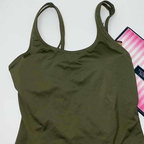 🔥Victoria Secret swimsuit gym to swim sz small removable push-up one pieceNwT - Picture 2 of 7